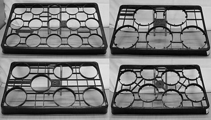 Meermalige draagtrays - Maratrays van 8.5 t/m 17cm 