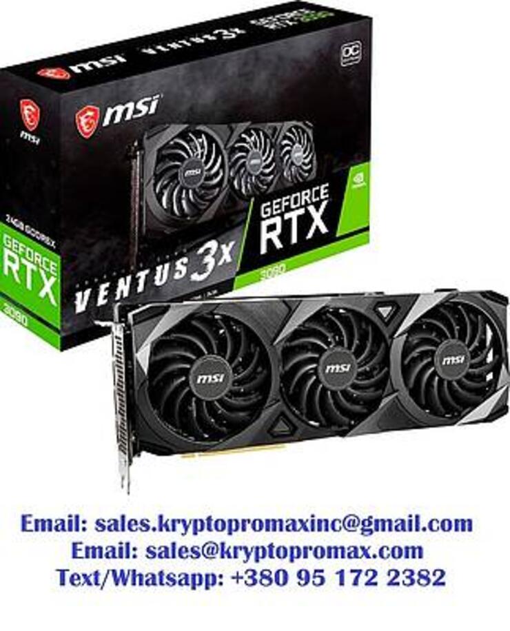 NVIDIA Geforce RTX 3090 VENTUS 3X 24G OC BV Graphics Card 