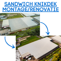 Sandwich knikdek systeem montage/renovatie