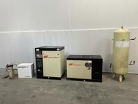 Ingersoll rand schroefcompressor systeem | Inhoud tank: 300L