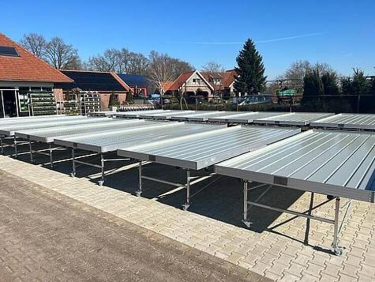 Aluminium kweektafels / verkooptafels