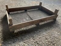 te koop: houten gaas bakken