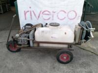 electro-motor 380V motorvatspuit met geveerde slangenhaspel spuitwagen / pottenhandel -machinehandel