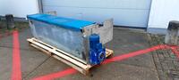 Te koop gebruikte mesband / afpelband breedte 180 cm t.b.v. bufferband