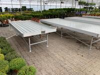 Aluminium kweektafels / Verkooptafels voor tuincentra, kwekerij of hoveniers