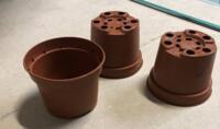 12cm terracotta potten te koop (nieuw) - DECT materiaal -  Y bodem 