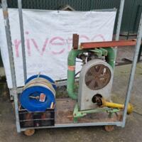 Votex compressor / snoei compressor / met toebehoren / Pottenhandel Machinehandel Tuinbouwhandel