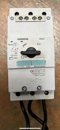 siemens softstarter en schakelaar met overbelastingsrelaisfunctie 