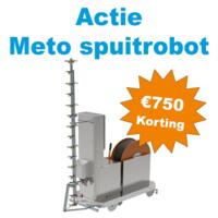Ontvang €750 korting op een Meto spuitrobot van Berg Hortimotive