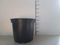 GLOEDNIEUWE partij zwarte 7,5 liter / 25,8 cm potten