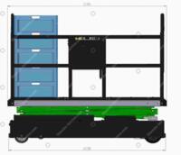  Buisrailwagen Greenlift 3000 (kistendek), Berkvens (BV0000074)