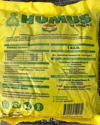 Wormen humus zakken van 1 kg 