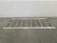 Aluminium rolcontainers met gaasbodem | Afmetingen: 3800x1750 mm
