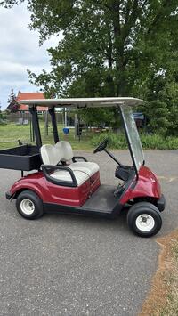 Yamaha golfwagen met bakje
